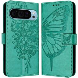 Mobigear Butterfly Google Pixel 9 Pro XL Wallet case - Green