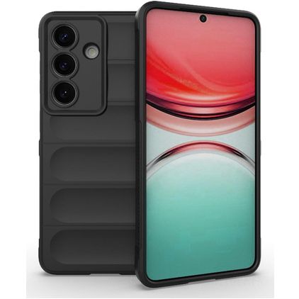 Mobigear Bumpy Samsung Galaxy S26 TPU flexível Capa traseira - Preto