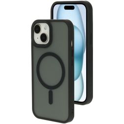 Mobiparts Hardcover iPhone 15 MagSafe Hard Case Back cover - Satin Black