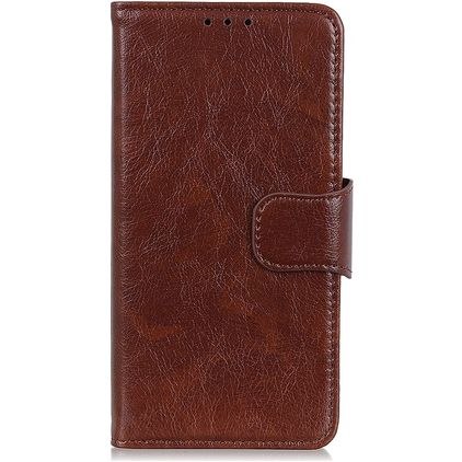 Mobigear Classy HTC Desire 21 Pro Funda tipo libro Cartera - Marrón