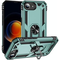 Mobigear Armor Ring iPhone 17e Hardcase Back cover Antiurto con anello - Verde