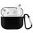 Mobigear Classic Funda Silicona flexible para Apple AirPods 3 - Negro