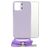 Mobilize Lanyard Gelly iPhone 13 Pro Max TPU flessibile Cover con cordino - Pastel Purple