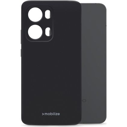 Mobilize Rubber Gelly OPPO Reno 13 Pro TPU flexible Carcasa - Negro