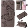 Mobigear Butterfly iPhone 17e Funda tipo libro Cartera - Gris