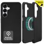 My Style Magsafe Tough Samsung Galaxy S25 Plástico rígido Capa traseira Antichoque - Preto