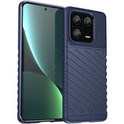 Mobigear Groove Xiaomi 13 Pro TPU flexível Capa traseira - Azul