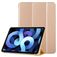 Mobigear Tri-Fold Gel iPad Air 4 (2020) TPU / Keinonahka Lompakkokotelo - Kulta