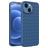 Mobigear Woven iPhone 14 Plus TPU flessibile Back cover - Blu scuro