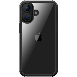 Valenta Full Cover iPhone 16 Panserglas Bagsidecover Stødsikkert - Sort