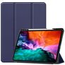 Mobigear Tri-Fold Gel iPad Pro 12,9 pollici (2022) TPU / Poliuretano (PU) Cover a libro + Portapenna - Blu scuro