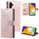 Mobigear Mandala Samsung Galaxy S25 FE Etui z klapką typu portfel - Różowe złoto