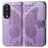 Mobigear Butterfly HONOR 90 Plånboksfodral med sedelfack - Lila