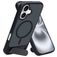 Mobiparts Hardcover iPhone 16 MagSafe Hard Case Back cover with Stand - Satin Black