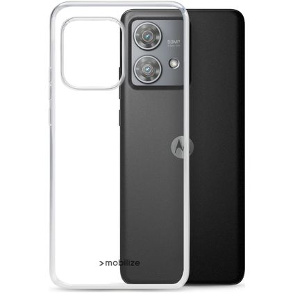 Mobilize Gelly Transparentní Motorola Edge 40 Neo Flexibilní TPU Zadní kryt - Průhledná