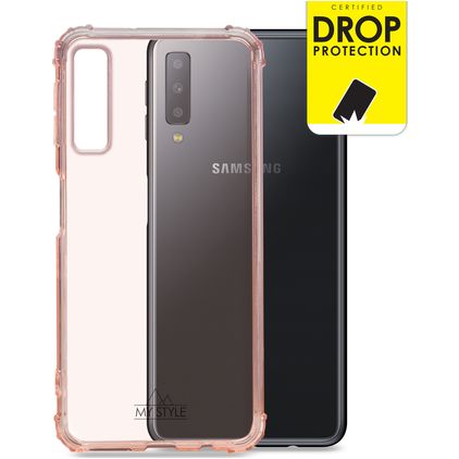 My Style Protective Flex Samsung Galaxy A7 (2018) TPU flexível Capa traseira Antichoque - Soft Pink