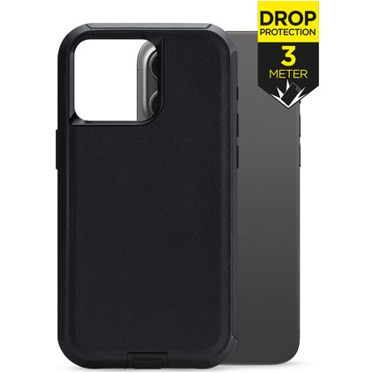 Mobilize Defender iPhone 15 Pro Max Hårdt Bagsidecover Stødsikkert - Sort