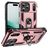Mobigear Armor Ring iPhone 17 Pro Hardcase Back cover Antiurto con anello - Oro rosa