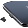 Mobigear Essentials Aluminum Anti Dust Plug - Apple Lightning - Black (2-Pack)