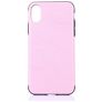 Mobigear Excellent iPhone XS Max TPU flexível Capa traseira - Rosa
