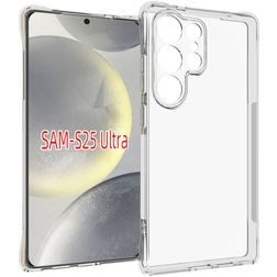 Mobigear Cushion Trasparente Samsung Galaxy S25 Ultra TPU flessibile Back cover - Trasparente
