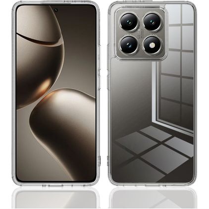 Mobigear Crystal Gennemsigtig Xiaomi 14T Pro Fleksibel TPU Bagsidecover - Gennemsigtig