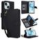 Mobigear Wallet iPhone 15 Plus Wallet case - Black