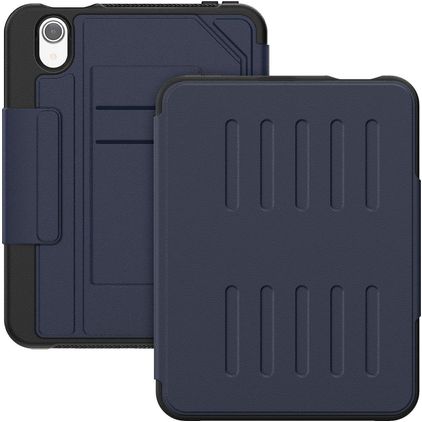 Mobigear Magnetic Folio iPad Mini 7 (2024) Funda tipo libro + Portalápices - Azul marino