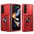 Mobigear Armor Ring Cam Slide Samsung Galaxy Z Fold 8 Ultra Hard Case Back cover Shockproof with Ring Holder and Camera Slider - Red