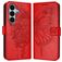 Mobigear Butterfly Samsung Galaxy A27 Cover a libro portafoglio - Rosso