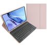 Mobigear Keys iPad 11 (2025) Funda tipo libro con teclado Bluetooth QWERTZ + Portalápices - Rosa