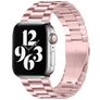 Mobigear Antwerp Ruostumaton teräs Apple Watch Ranneke Perhoslukko - 49/46/45/44 mm - Vaaleanpunainen