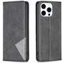 Mobigear Rhombus Slim iPhone 16 Pro Plånboksfodral - Svart