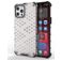 Mobigear Honeycomb iPhone 13 Pro Max Plástico rígido Capa traseira Antichoque - Branco