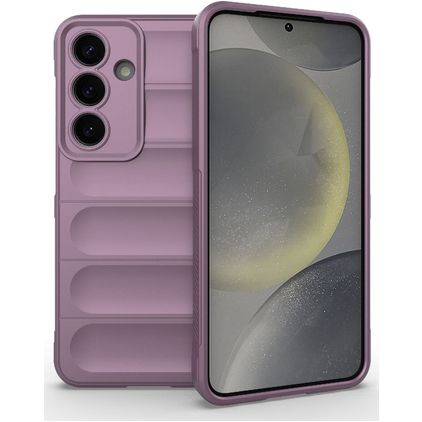 Mobigear Bumpy Samsung Galaxy S25 Flexibel TPU Skal - Lila