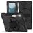 Mobigear SureGrip XGuard Lenovo Tab P11 Pro Gen 2 Case Plastic / Silicone Back cover + Stylus Holder + Stand - Black