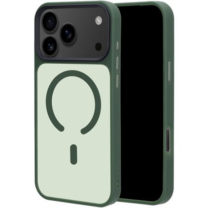 Mobiparts Hardcover iPhone 18 Pro Max MagSafe Funda Plástico rígido Carcasa - Satin Green