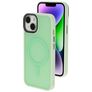 Mobiparts Hardcover iPhone 13 MagSafe Hard Case Back cover - Satin Light Green