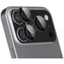 Mobiparts iPhone 17 Pro Glas Kameralinsebeskytter - Case Friendly - Sort