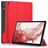 Mobigear Tri-Fold Samsung Galaxy Tab S9 Plus Pungetui + Stylus-holder - Rød