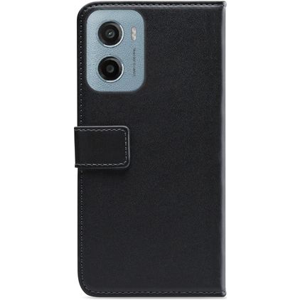 Mobilize Classic Gelly Wallet Motorola Moto E15 Pungetui med Seddelrum - Sort
