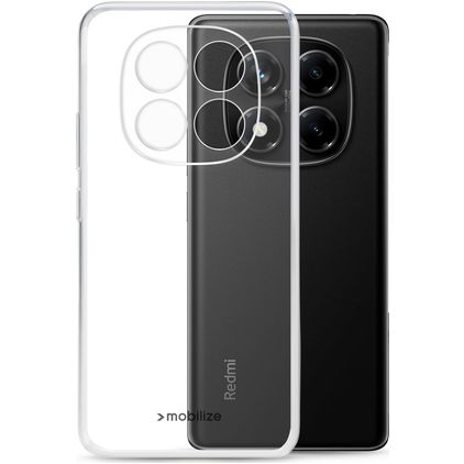 Mobilize Gelly Gennemsigtig Xiaomi Redmi Note 14 Pro Fleksibel TPU Bagsidecover - Gennemsigtig