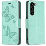 Mobigear Butterfly Samsung Galaxy S24 Plus Etui z klapką typu portfel - Zielony