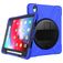 Mobigear SureGrip XGuard iPad Pro 11 tum (2025) Fodral Hårdplast / Silikon Skal + Pennhållare + Axelrem + Ställ - Blå