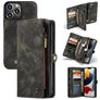 CaseMe 008 iPhone 13 Pro Max Case Detachable 2-in-1 Wallet Case Wallet - Black