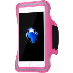 Mobigear Mobilhållare för löpning Neopren Sportfodral Sportarmband (max 14 cm x 7 cm) - Rosa