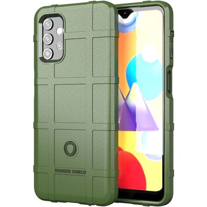 Mobigear Rugged Shield Samsung Galaxy A32 5G Elastyczne TPU Etui plecki Wstrząsoodporne - Zielony