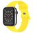 Mobigear Sport Dual Silikoni Apple Watch Ranneke Tappikiinnitys - 49/46/45/44 mm - Keltainen