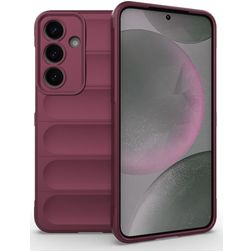 Mobigear Bumpy Samsung Galaxy S25 Plus TPU flexível Capa traseira - Vermelho