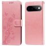 Mobigear Flowers Google Pixel 11 Pro Funda tipo libro Cartera - Rosa
